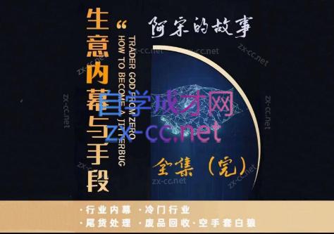 阿宋的故事·生意内幕与手段-知库商学院
