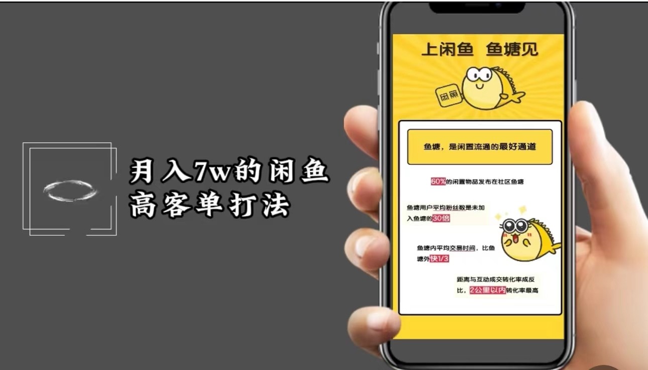月入7w闲鱼高客单玩法，精细化运营，二手电商保姆级教程-知库商学院
