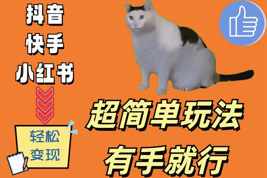 超简单玩法，有手就行，靠猫咪视频日入500+【揭秘】-知库商学院