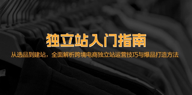 独立站入门指南：从选品到建站，全面解析跨境电商独立站运营技巧与爆品…-知库商学院
