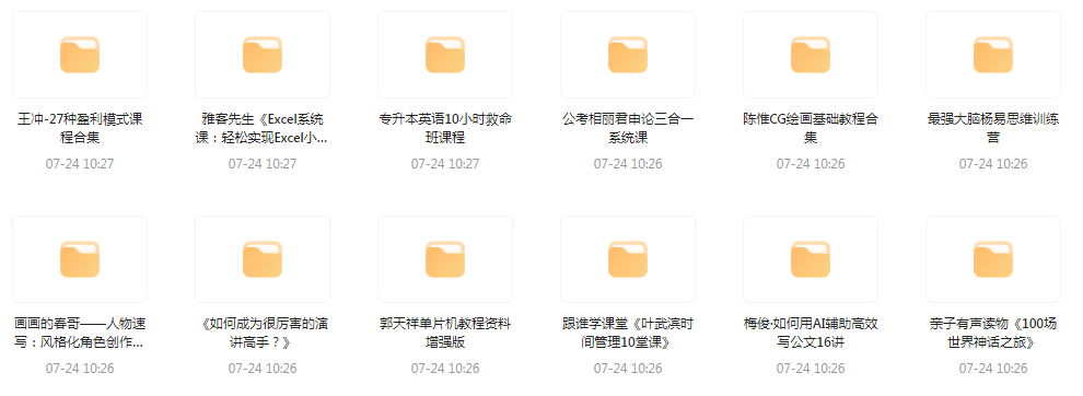 资源合集【20240724更新】-知库商学院
