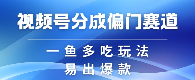 视频号创作者分成计划偏门类目，容易爆流，实拍内容简单易做【揭秘】-知库商学院